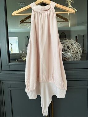 Express Blush Pink Halter Top